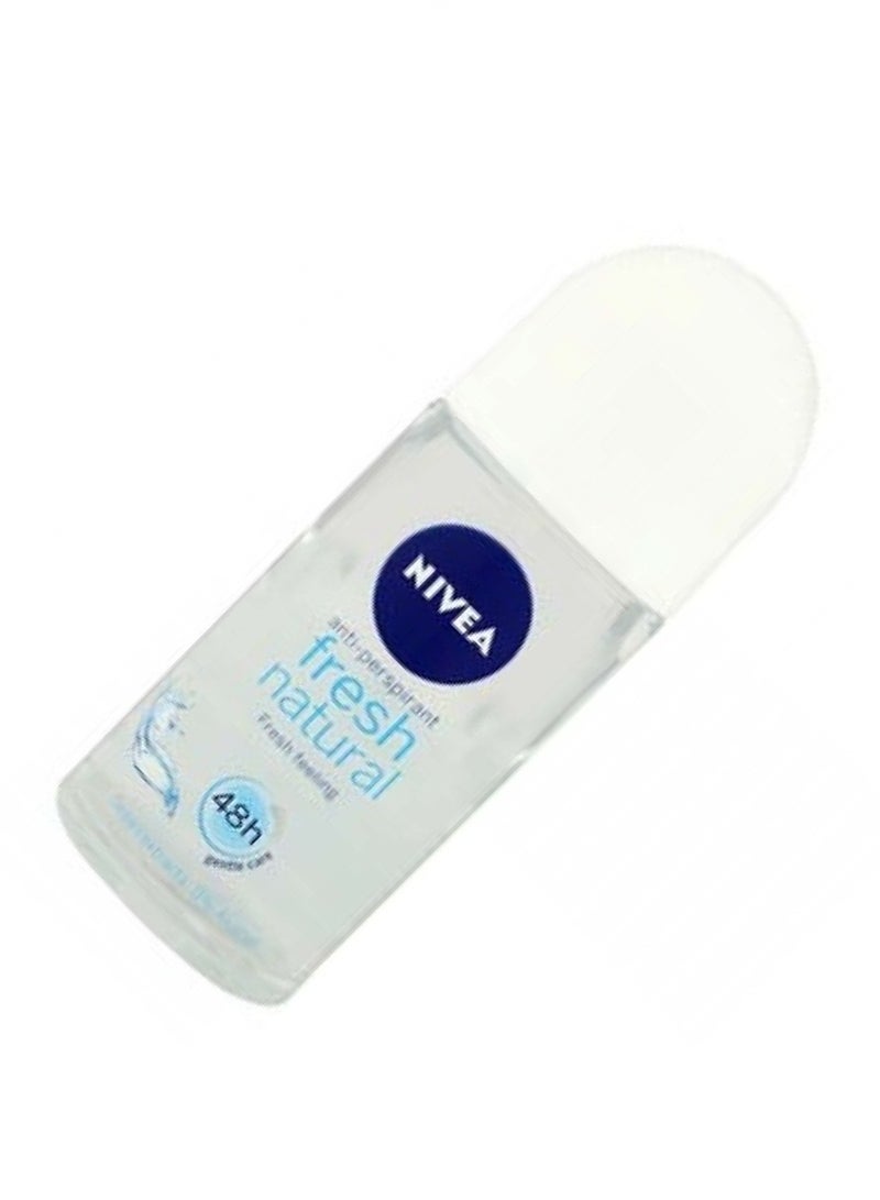 Nivea Fresh Natural Anti Perspirant Roll-On Deodorant For Women, 50Ml - Image 2